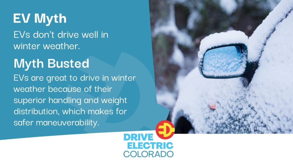 Myth Buster: EVs don't drive well in winter weather - DE-CO - Drive Electric Colorado