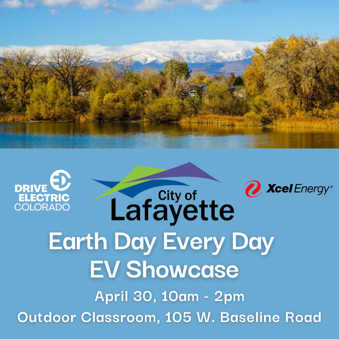 Read more about the article City of Lafayette Earth Day Everyday EV Showcase Media Advisory